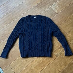 J Crew Cable Knit sweater